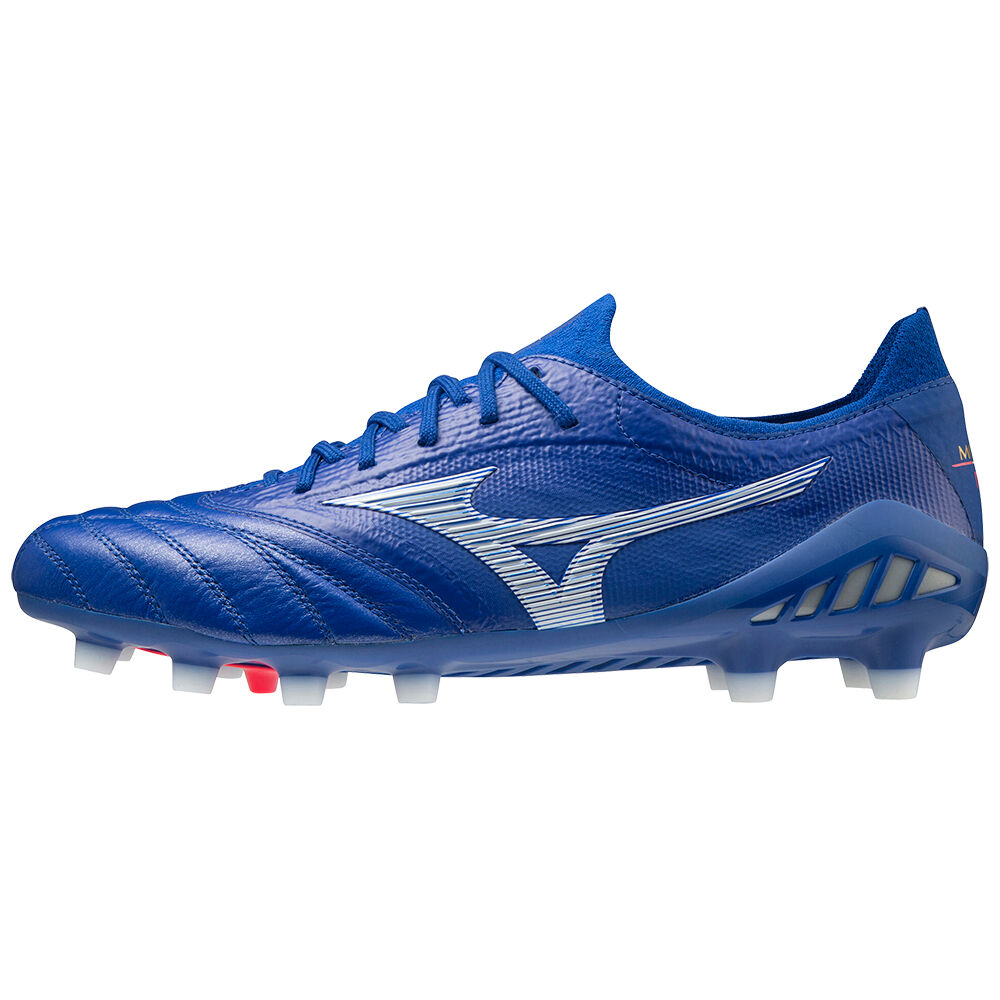 Mens Mizuno Morelia Neo 3 beta Japan Soccer Cleats Blue/White Philippines (YVHJEI972)